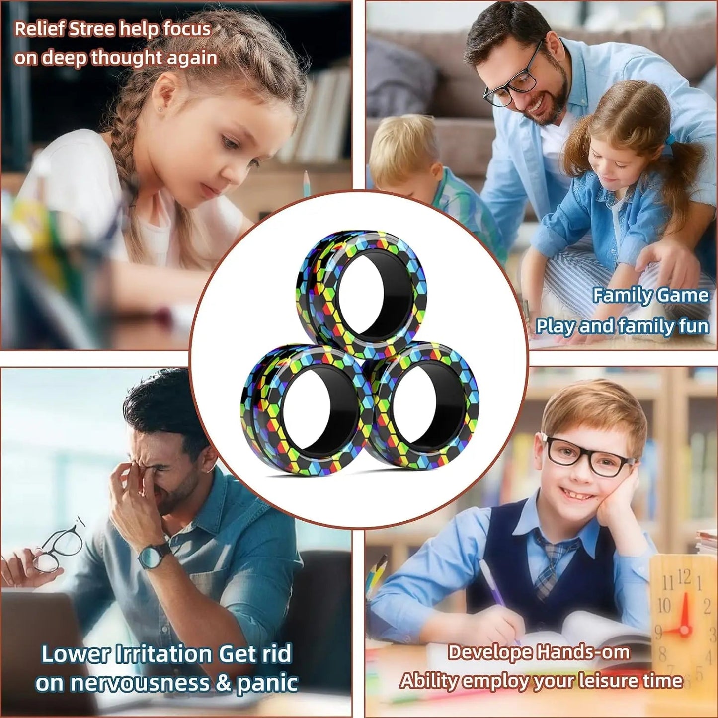 Magnetic Rings Zenvy Toys