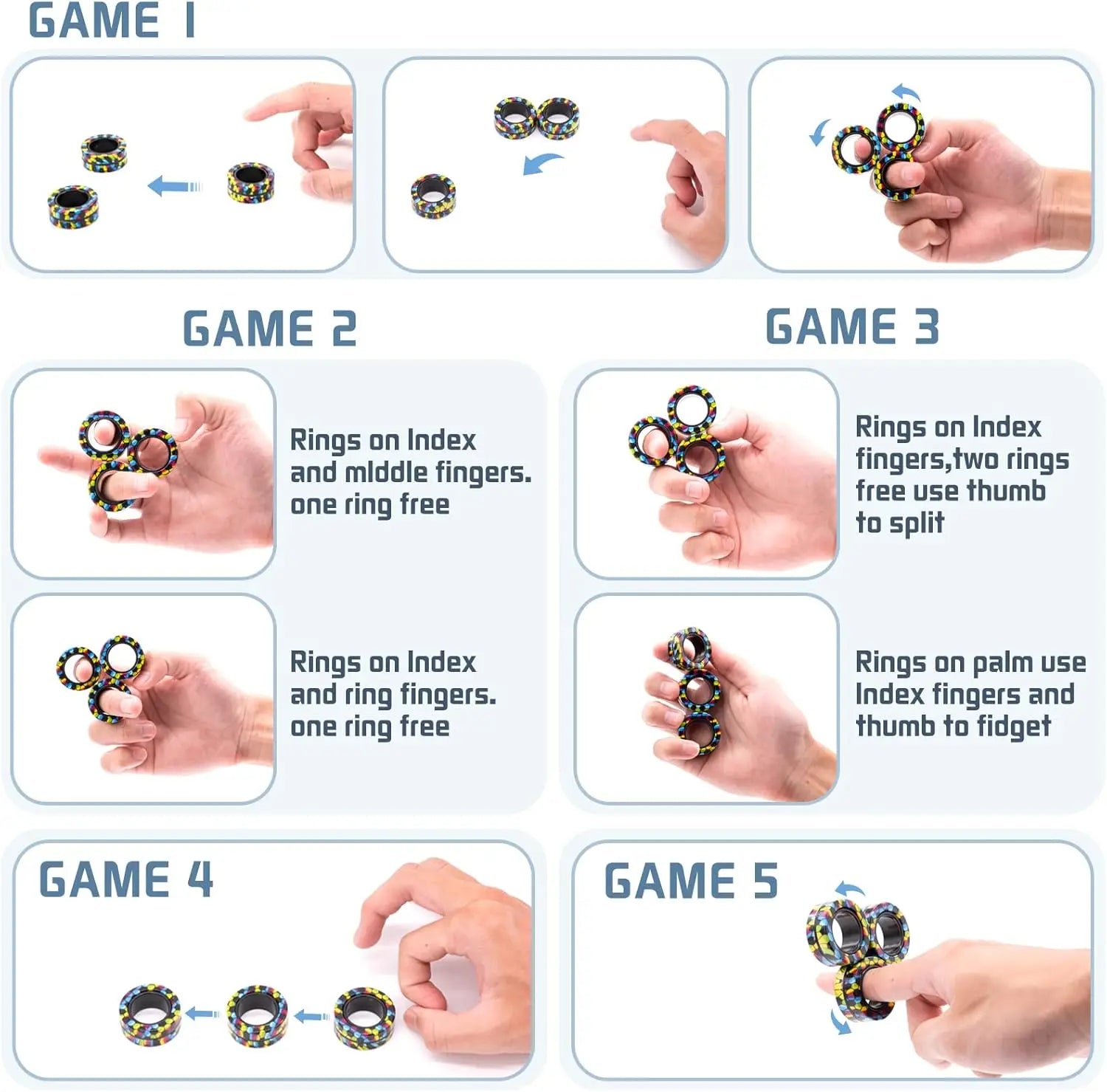 Magnetic Rings Zenvy Toys