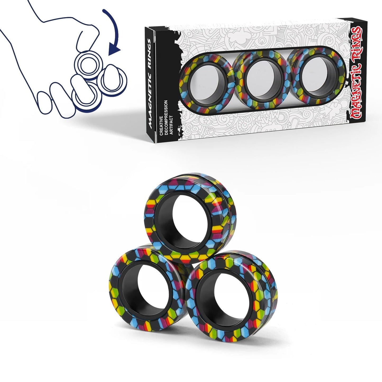 Magnetic Rings Zenvy Toys